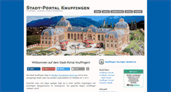 Desktop Screenshot of knuffingen.de